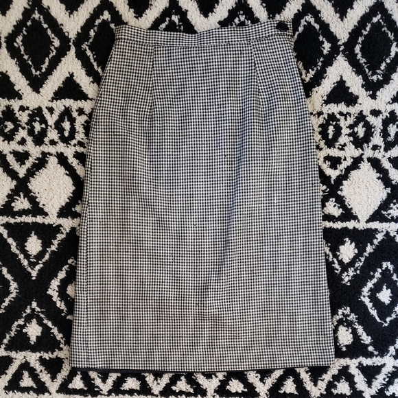 Vintage Dresses & Skirts - 🌈 Vintage Houndstooth Pencil Skirt